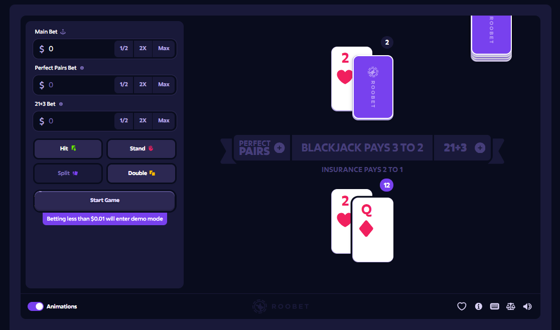 Roobet Blackjack